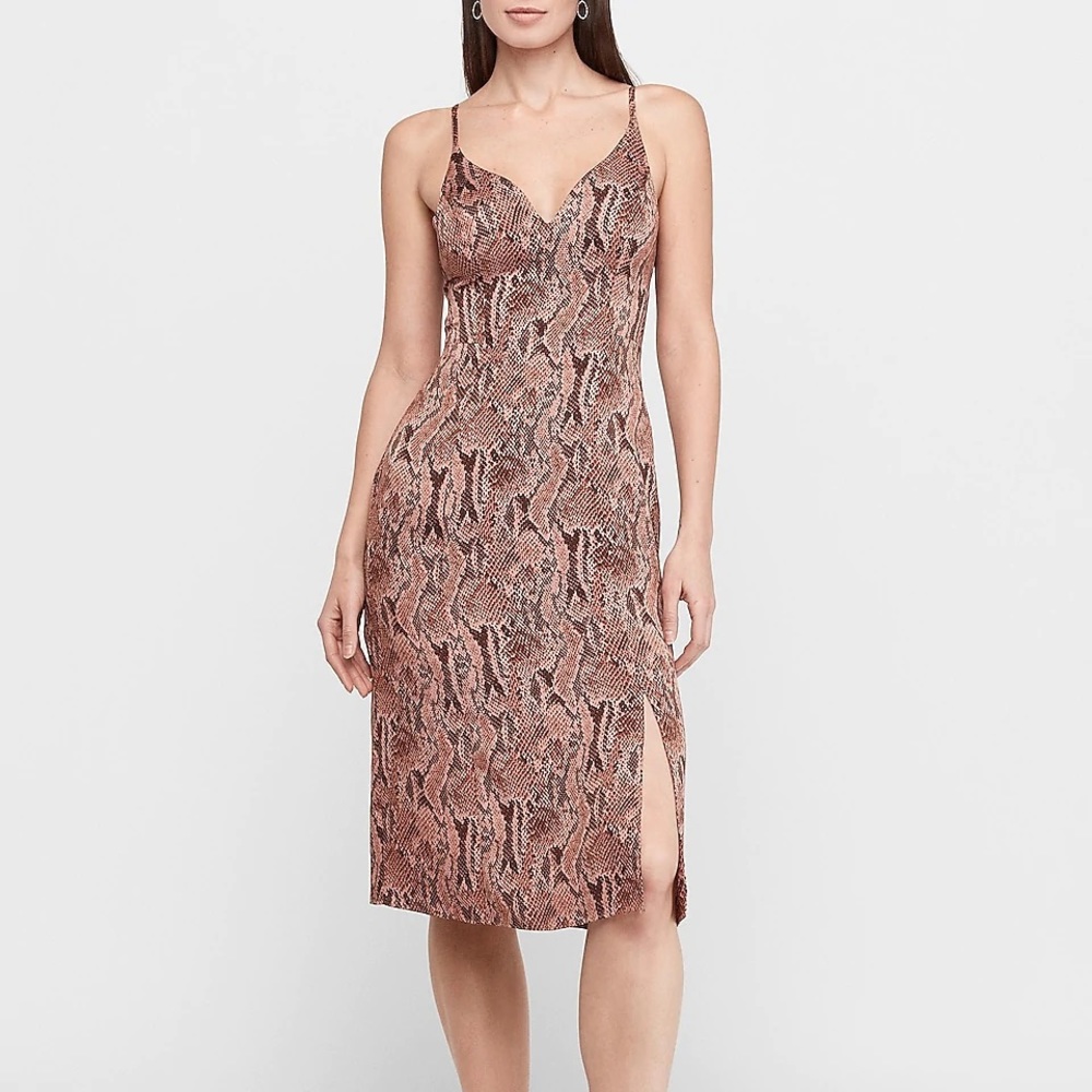 Express Snakeskin Dress Size Small